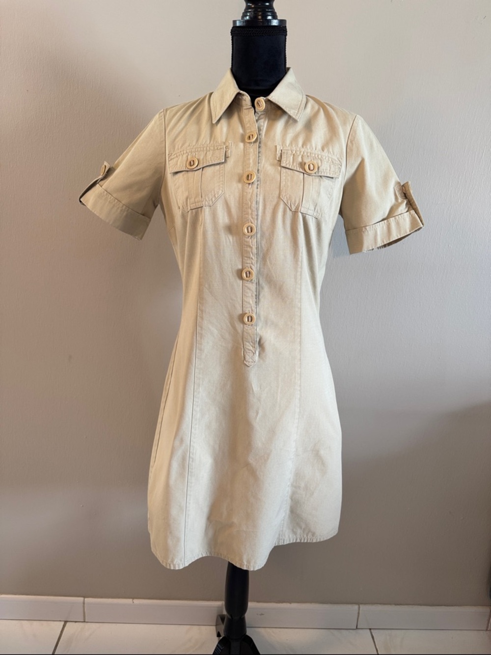 Tex by Max Azria khaki dress